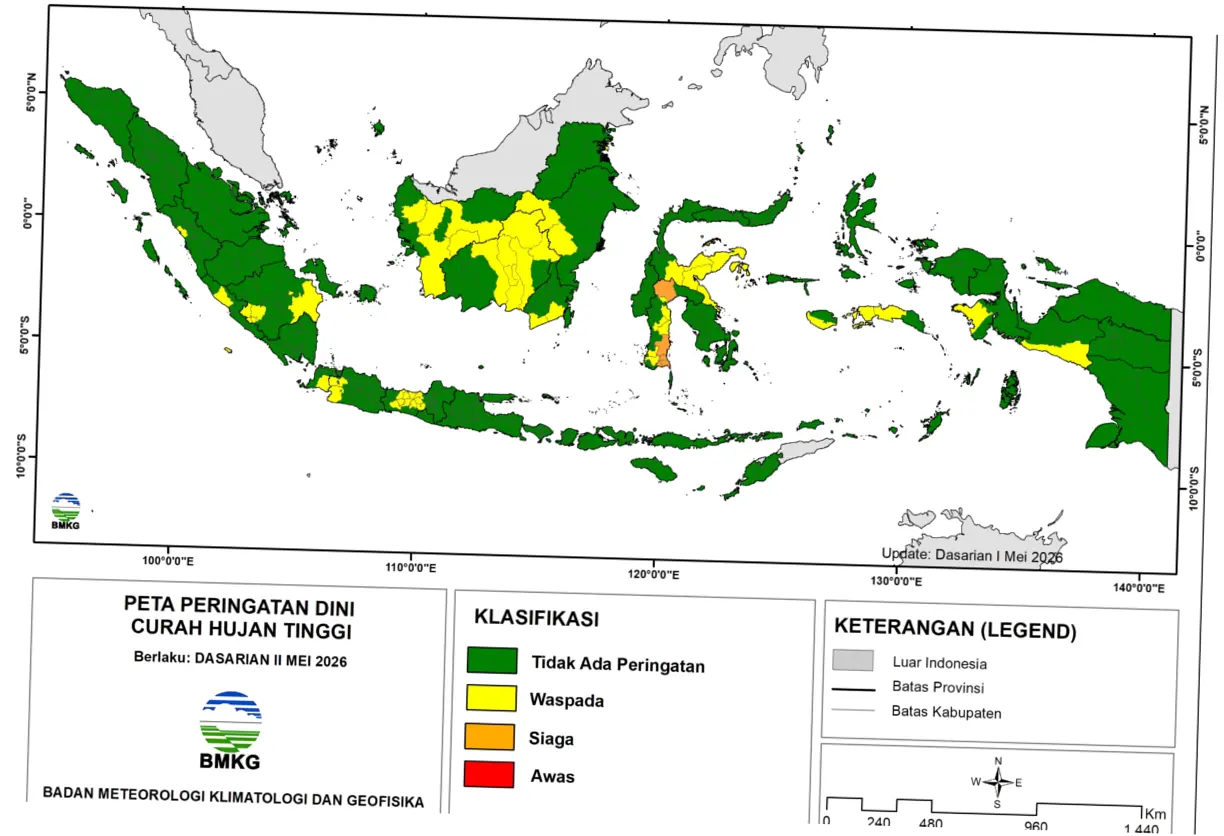 BMKG: Peringatan Dini dan Prediksi Cuaca untuk Indonesia