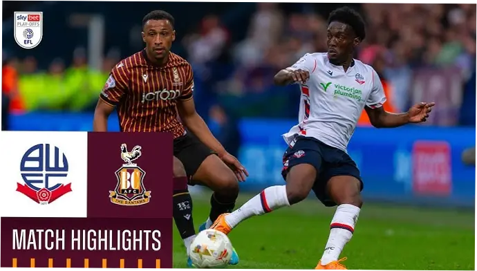 Bolton Wanderers vs Bradford City: Pertarungan Sengit di Semifinal Play-off League One