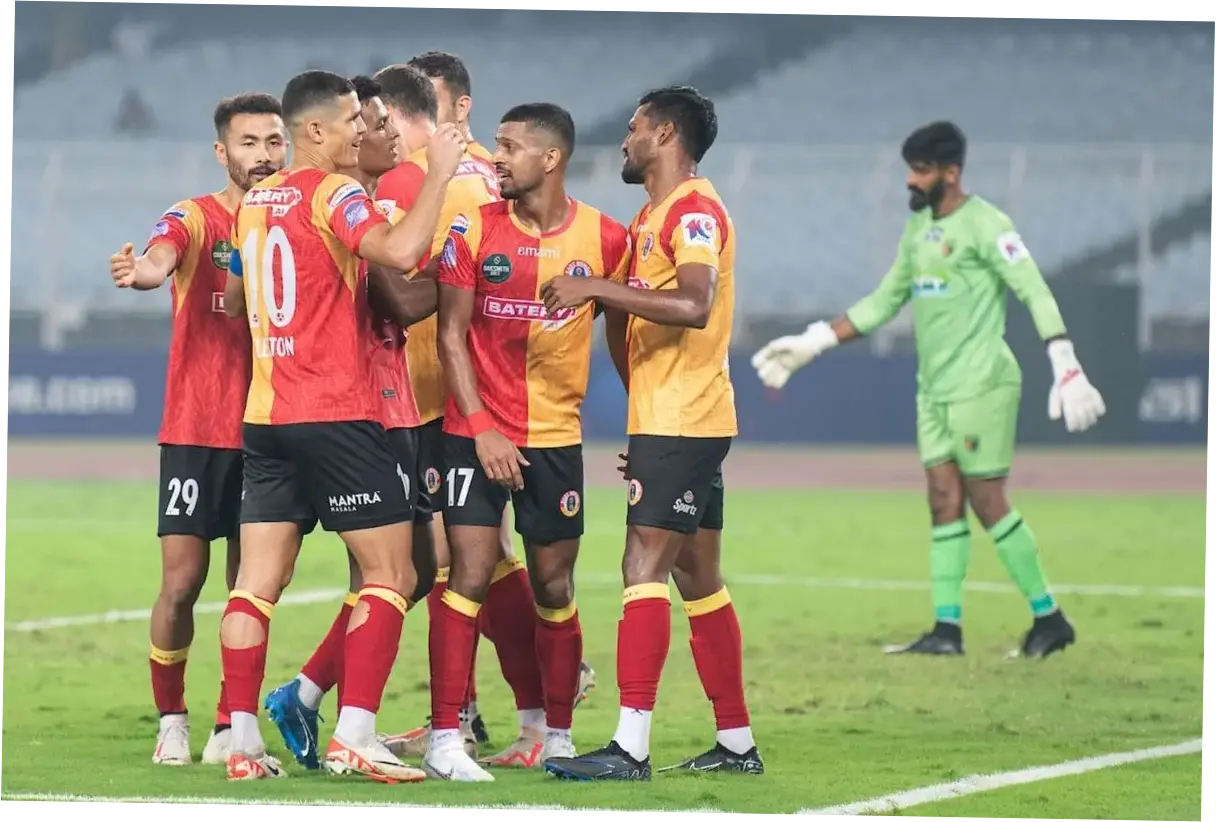 East Bengal FC Berbagi Poin Lawan Punjab FC di Kolkata