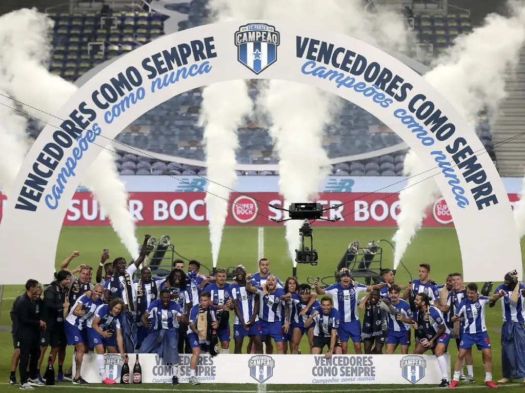 FC Porto Raih Gelar Juara Liga Portugal Setelah Mengalahkan Alverca