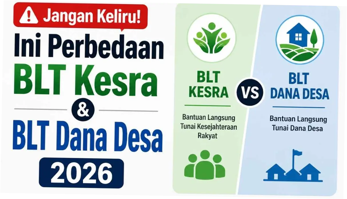 Mengenal Perbedaan BLT Kesra dan BLT Dana Desa 2026: Sumber, Penerima, dan Besarannya