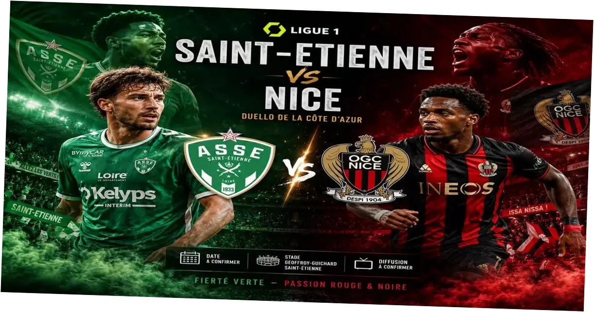 Pertandingan Sengit Saint-Etienne vs Nice di Playoff Ligue 1