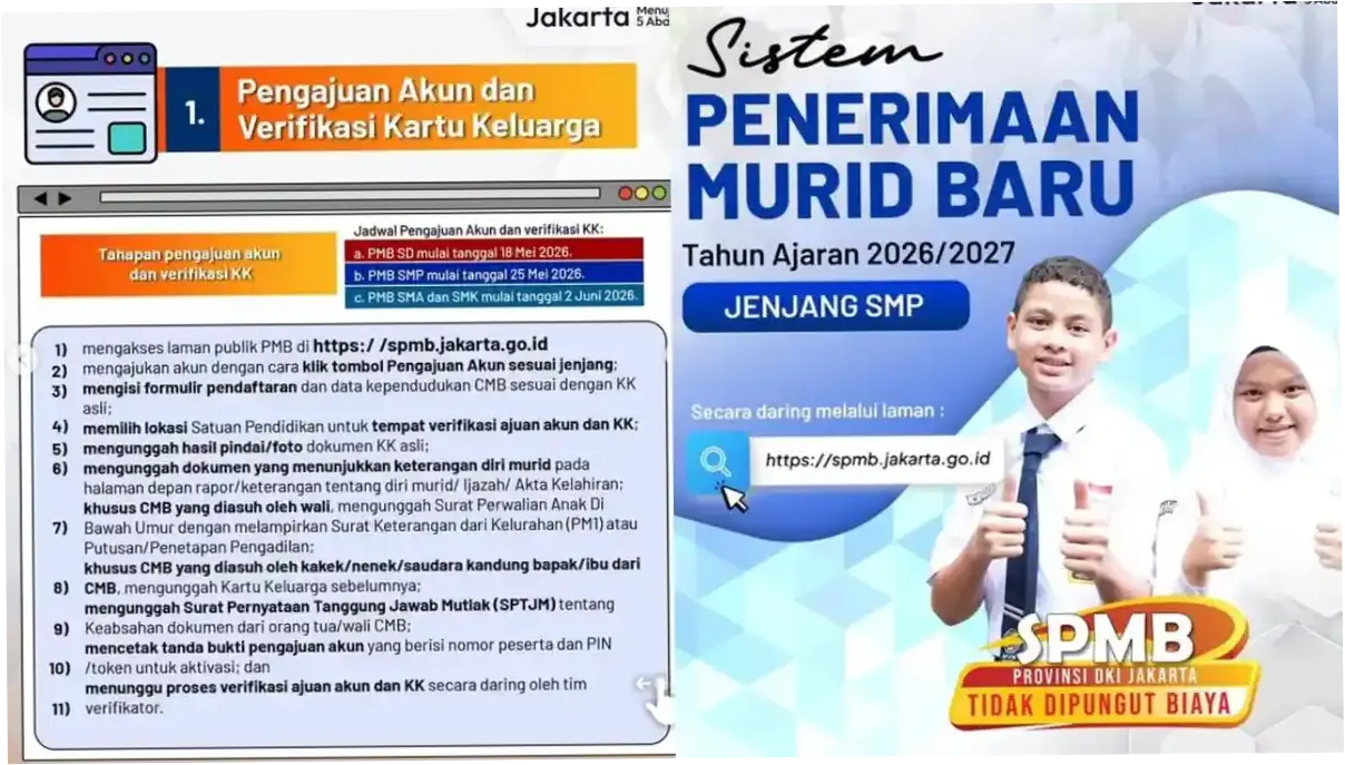 SPMB Jakarta 2026: Syarat, Cara, dan Alurnya