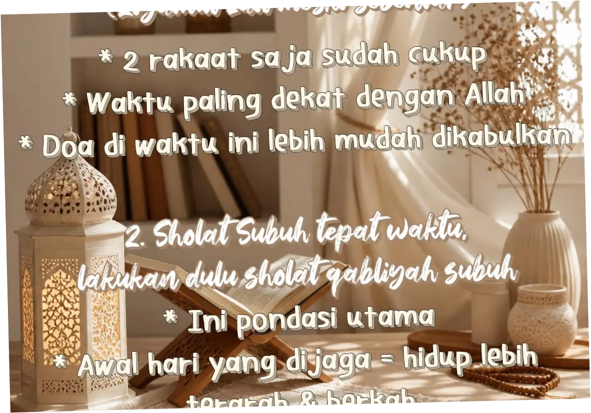 Subuh: Momen Sakral dan Aktivitas Masyarakat